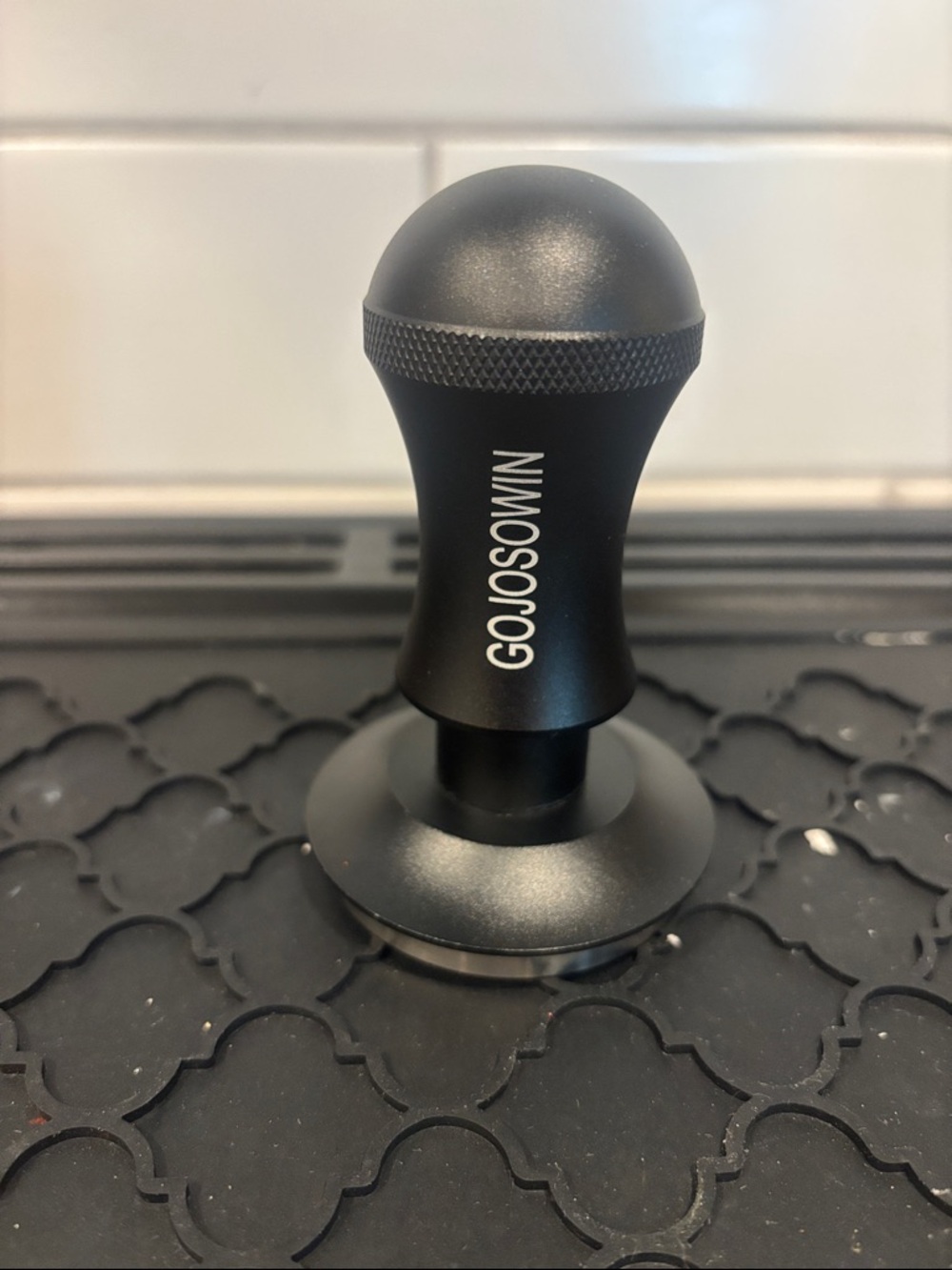 Black Espresso Tamper – Precision Coffee Tamping Tool